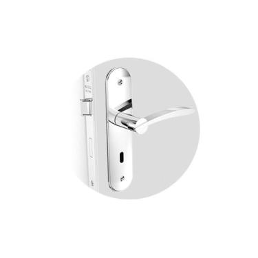 Imagem de Fechadura Soprano Horus Reta Cromada Interna - 0736.17