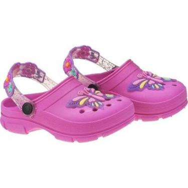 Imagem de Babuche Infantil Kidstep Pink Borboleta-Feminino