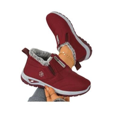 Imagem de Botas De Inverno Femininas Quentes E Antiderrapantes Para Outono E Inv