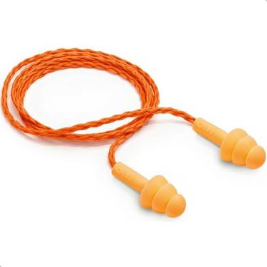 Imagem de Protetor Auricular Silicone Pomp-Plus Cordão Poliéster 3M - 3M SEGURAN