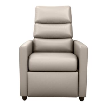 Imagem de Poltrona Retrátil e Reclinável CR45267 Couro Sintético Bege Matrix