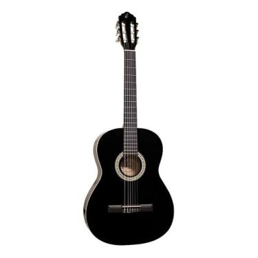 Imagem de Violão Clássico Giannini N-14 Preto Cordas Nylon Verniz Bril - Congrat