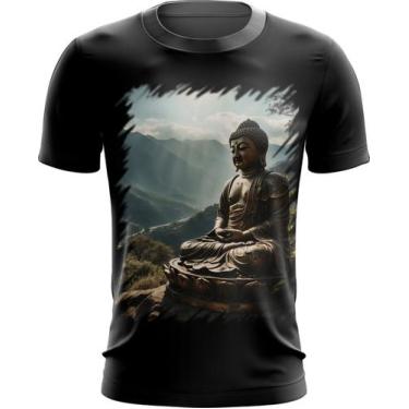 Imagem de Camiseta Dryfit Estátua de Buda Iluminado Religião 7 - Kasubeck Store,