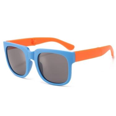 Imagem de Óculos de Sol Infantil OEM Eyewear em PC e Policarbonato Azul com Proteção UV400 para M...