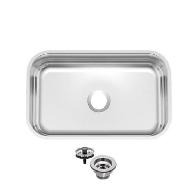 Imagem de Cuba N.2 Tramontina Basic Aço Inox 56x34x14cm Válvula Outlet