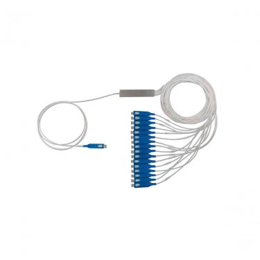 Imagem de Splitter Óptico Mini Plc 1x16 Nklt Nmpl116110110331 para Dividir Sinal em Rede Multipontos Fibra G657a Seccon