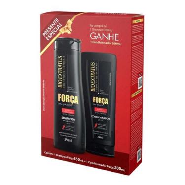 Imagem de Kit Bio Extratus Força com Pimenta Shampoo 350ml + Condicionador 200ml