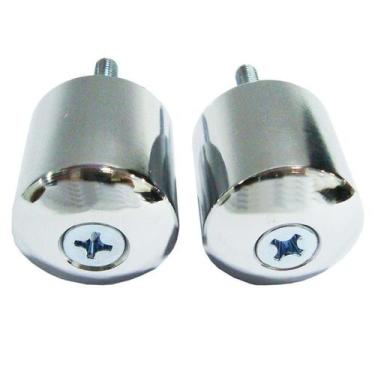 Imagem de Peso Guidão Biz 100 Biz 125 Cg 160 Cargo Cromado Par - Serjão Parts