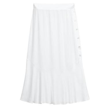 Imagem de Saia Crepe Midi Atemporal Elegante Formaturas Congresso - MARIALICIA, 