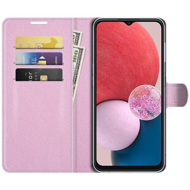 Imagem de Capa Capinha Carteira Para Galaxy A13 4g 6.6 Case Couro Flip - Danet, 