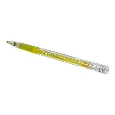 Imagem de Lapiseira Colorcis 2.0mm  Grafite Amarela Borracha Apontador - coisasd