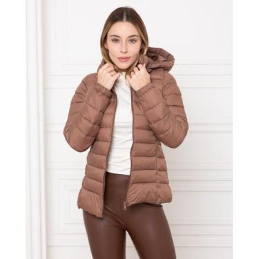 Imagem de Jaqueta Feminina Puffer Bobojaco com Capuz Removível - Maranne, Capucc
