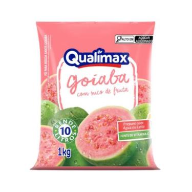 Imagem de Po para refresco sabor goiaba qualimax c/ 1 kg - rende 10 lt