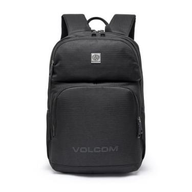 Imagem de Mochila Volcom Notebook Executiva Reforçada 23L Preto Escritório Estil