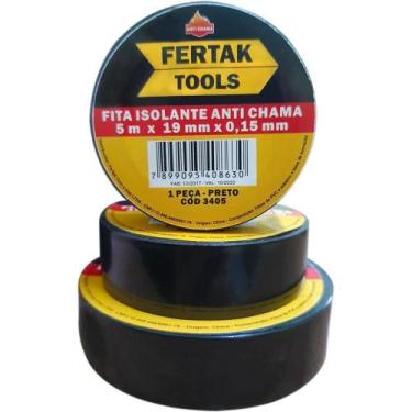 Imagem de Fita Isolante de ALTA Qualidade 19MM X 5M 0,15MM - Pacote com 10 - Fer