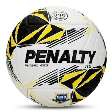Imagem de Bola De Futsal Penalty RX 200 XXVI 2026 Selo CBFS Cor:Branco+AmareloTa