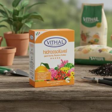 Imagem de Fertilizante Hidrossolúvel Vithal 400g Horta Flores Frutas C - Congrat