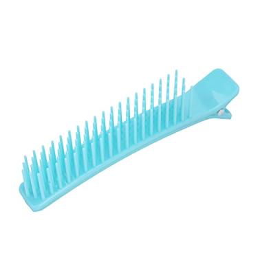 Imagem de Clipes de cabelo, clipes para seção de cabelos, clipes de corte de cabelo, clipes de cabelo compridos para salão de beleza para casa (azul)