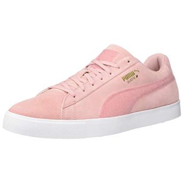 Imagem de Puma Golf Sapato masculino de camurça G Patch Le Golf, Rosa de noiva - rosa de noiva, 5