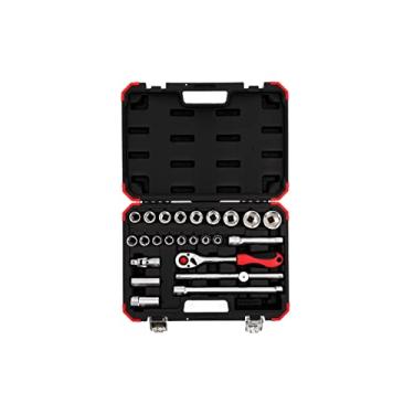 Imagem de Jogo de Soquetes Sextavados com Encaixe 1/2 Pol. 24 Peças-GEDORE RED-3300055