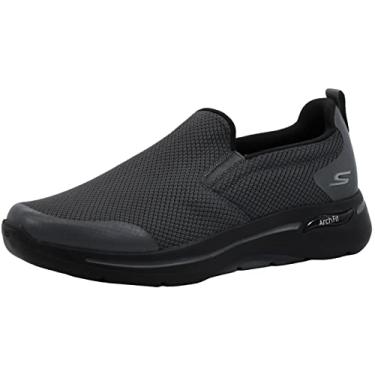 Imagem de Skechers Go Walk Arch Fit - Togpath Tênis masculino, Carvão/Preto, 43