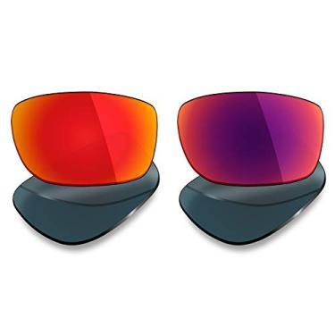 Imagem de 2 pares de lentes polarizadas de substituição da Mryok para óculos de sol Oakley Splinter – Opções