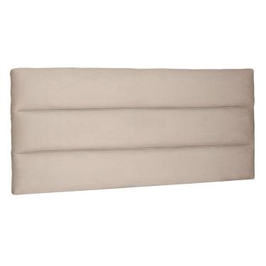 Imagem de Cabeceira Painel Casal 1,40m La Italiana Suede Bege