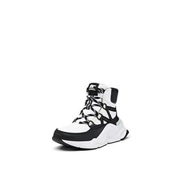 Imagem de SOREL Women's Kinetic RNEGD Storm Boot White, Black Waterproof Textile & PU Leather Winter Boots Size 8