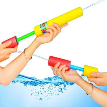 Brinquedo Arminha Lança água 250ml Jato Longo Alcance (AZUL)