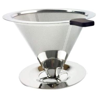 Imagem de Filtro Coador De Café Reutilizável Unyhome Ecológico Inox - Uny Home