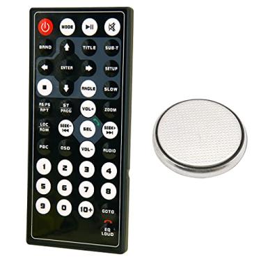 Imagem de Controle remoto de substituição para Dual Axxera Jensen Electronics, receptores de mídia digital de áudio automotivo, controle remoto XDVD236BT DV526BT XDVD256BT DV527BT XDVD770BT XDVD176BT AXV150BT A
