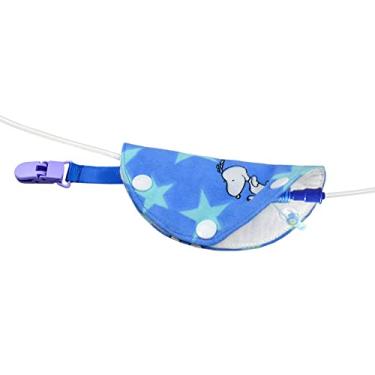 Imagem de Pacote com 2 tampas de porta de tubo de alimentação com clipe para tubo G PEG ou tampa de conexão de tubo J