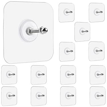 Imagem de Muuruu Ganchos adesivos, ganchos de parede sem pregos, 14 pacotes de ganchos de parede adesivos resistentes, ganchos utilitários sem danos para decoração de banheiro, decoração de escritório, casa e