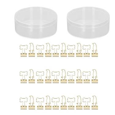 Imagem de Mini clipes de fich¨¢rio de 30 unidades, clipes de fich¨¢rio pequenos de metal pequenos para papelada, clipes de fich¨¢rio de papel de for?a de fixa??o forte multiuso inovadores de metal, Mini clipe