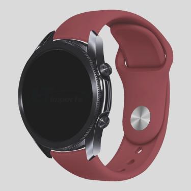 Imagem de Pulseira Sport Lisa 22mm compatível com Samsung Galaxy Watch 3 45mm - Galaxy Watch 46mm - Gear S3 Frontier - Amazfit gtr 47mm