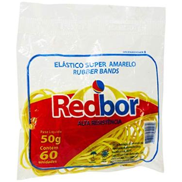Imagem de Elástico Super, Red Bor, Amarelo, 50g, 1 Pacote com 60 unidades