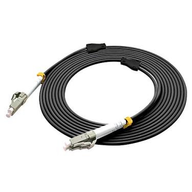 Imagem de Jeirdus 150 metros LC para LC Outdoor Armored Duplex 62,5/125 OM1 Cabo de Fibra Óptica Cabo Jumper Multimodo 150 m LC-LC