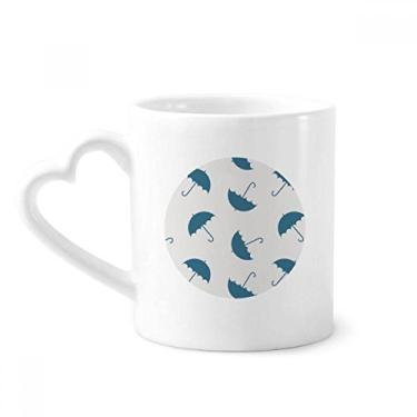 Imagem de Caneca de café de cerâmica para bebidas em vidro Blue Umbrella Weather Rain Cloud