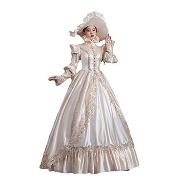 Imagem de Women's Elegant Recoco Victorian Dress Costume Ball Gowns BELLE of the BALL COSTUME Gown  (3XL, Reto7)