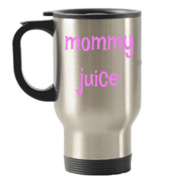 Imagem de Caneca Mommy Juice para viagem com isolamento térmico – GoGo – Chá quente chocolate cerâmica presente de cozinha