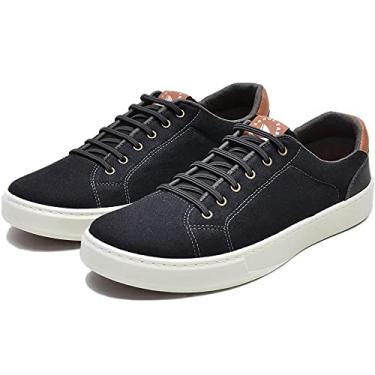 Imagem de Sapatenis Casual Masculino Palmilha Gel Espumado Confort Calce Facil Cadarço Elastico Tamanho:41;Cor:Preto;Gênero:Masculino;Departamento BS:Esporte