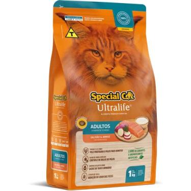 Imagem de SPECIAL CAT Ração Special Cat Ultralife Adultos Salmão E Arroz 1Kg