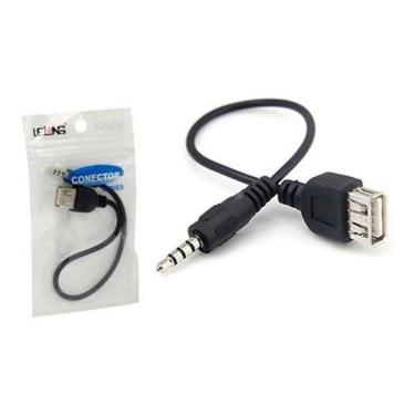 Imagem de Cabo De Audio P2 Macho X Usb Femea Lelong Le-1012