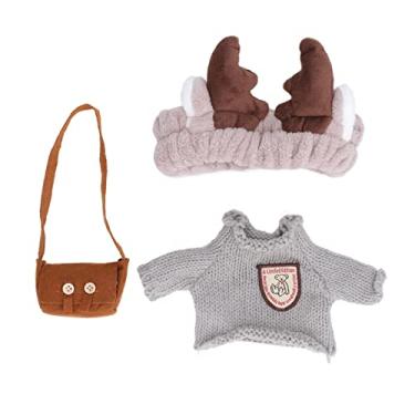 Imagem de QANYEGN Roupas De Brinquedo De Pelúcia De Pato, Roupas De Brinquedo De Pelúcia Macia, Acessórios De Brinquedo De Pelúcia Hugglable DIY Para Combinar Com O Vestido DIY(Modelo G)