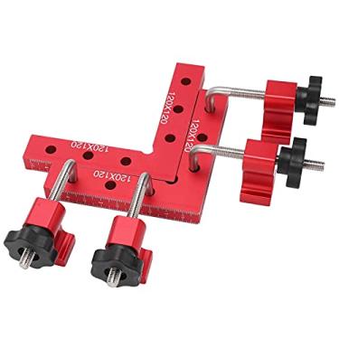 Imagem de Régua de fixação de canto para marcenaria, ferramenta de fixação de carpinteiro ajustável 120x1mm liga de alumínio flexível prática para indústria de carpintaria