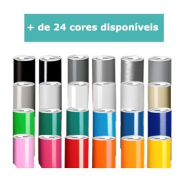 Imagem de Vinil Adesivo Colorido A Prova D'água Para Envelopamento de Geladeira Móveis (Azul médio)