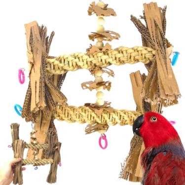 Imagem de Brinquedos de Pássaro Bonka 1557 Duo Natural Helix Parrot Cockatiel Cockatoo Gaiola de Brinquedo