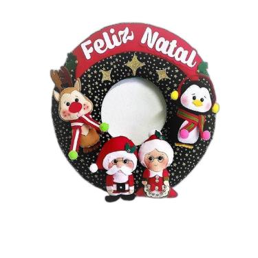 Imagem de Guirlanda Papai Noel Enfeite Natal Decoração Casa