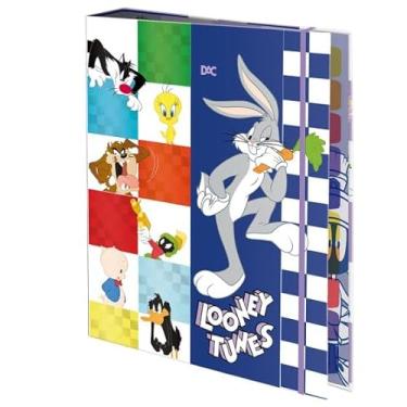 Imagem de Fichário Universitário Looney Tunes - Fechamento em Elástico