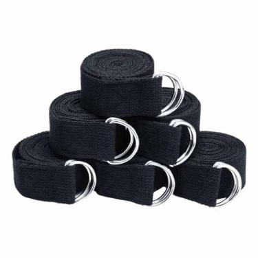 Imagem de Kit 6x Cinto de Yoga e Pilates Fita Strap - Faixa de Alongamento | 100% Algodão 183cm